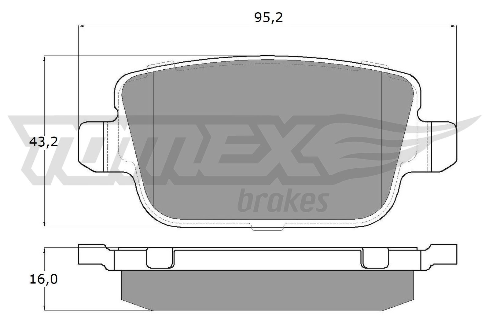 TOMEX Brakes TX 14-48 Sada...